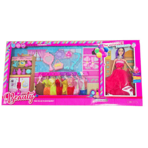 Muñeca Vestido Accesorios Tocador Vestid