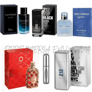 Kit (5 perfumes para hombre+perfumero)
