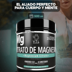 Citrato de magnesio en polvo