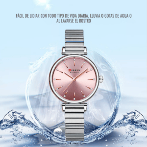 Reloj Curren 9081 Acero Mujer Elegante