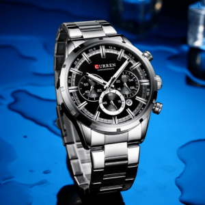 Reloj Curren 8355 Cronógr en acero inoxidable
