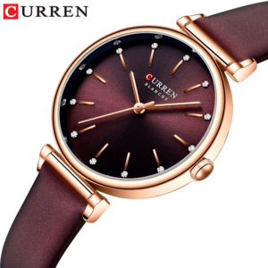 Reloj Curren 9081 CUERO Mujer Dama Negoc