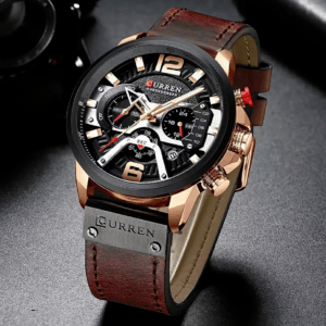 Reloj Curren 8329 Cronografo Cuero